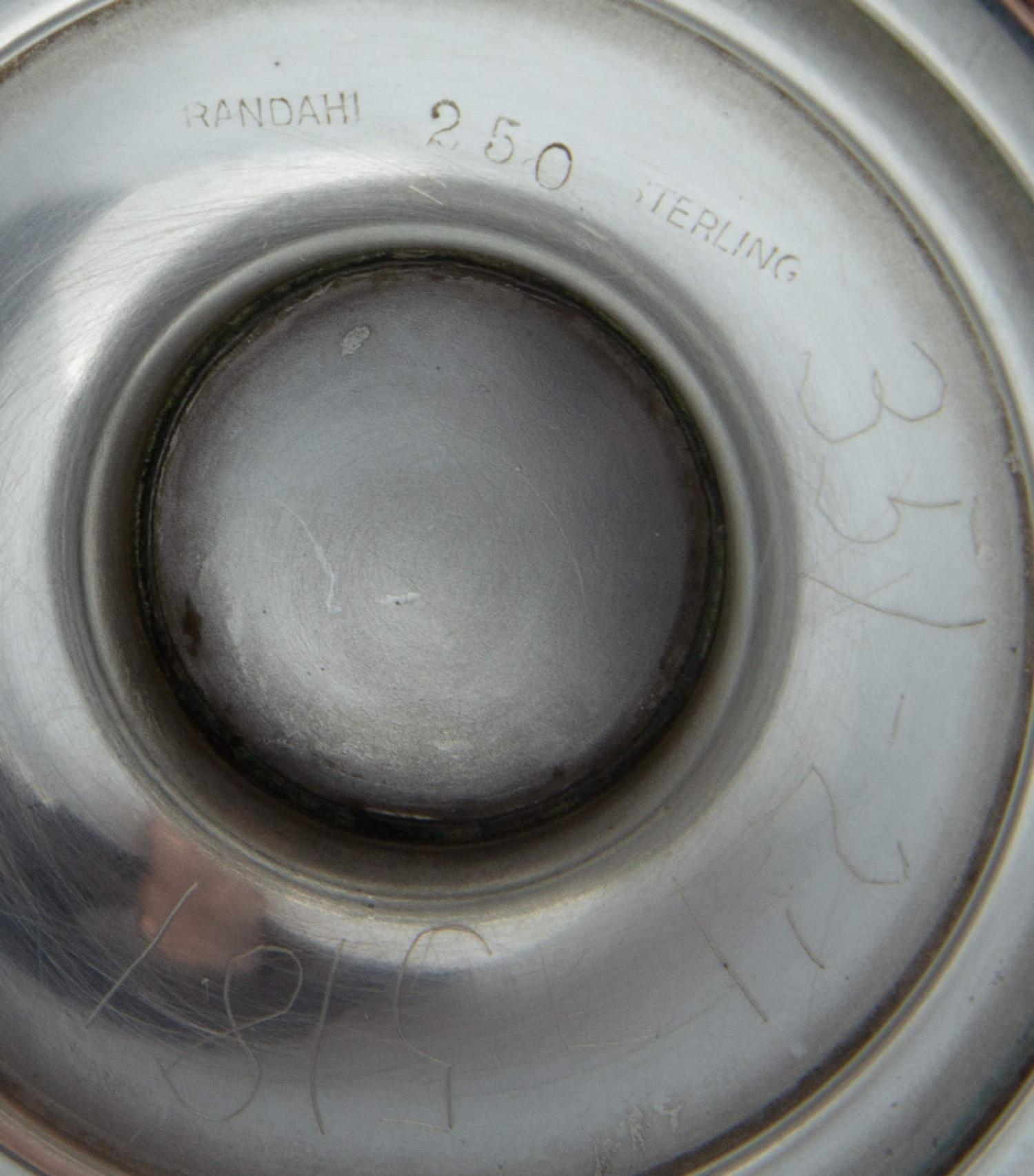 A Pair of American Silver Enameled Revere Bowls