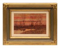 Sunset Watercolor