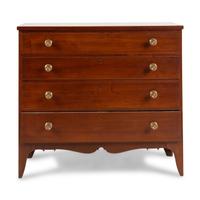 A Federal Cherrywood Chest of Drawers