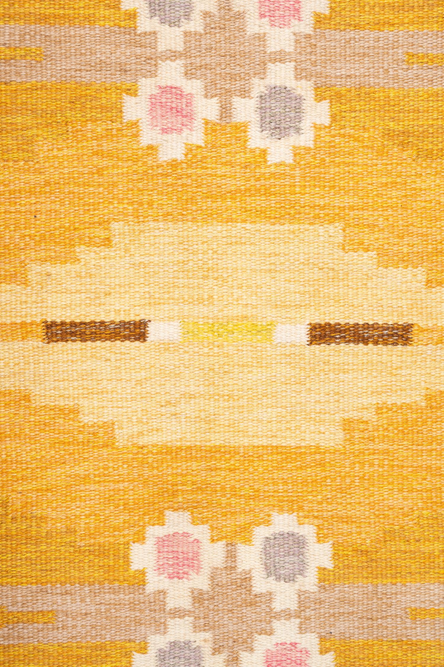 'Örbyhus' Flatweave Rug Sweden, c. 1960