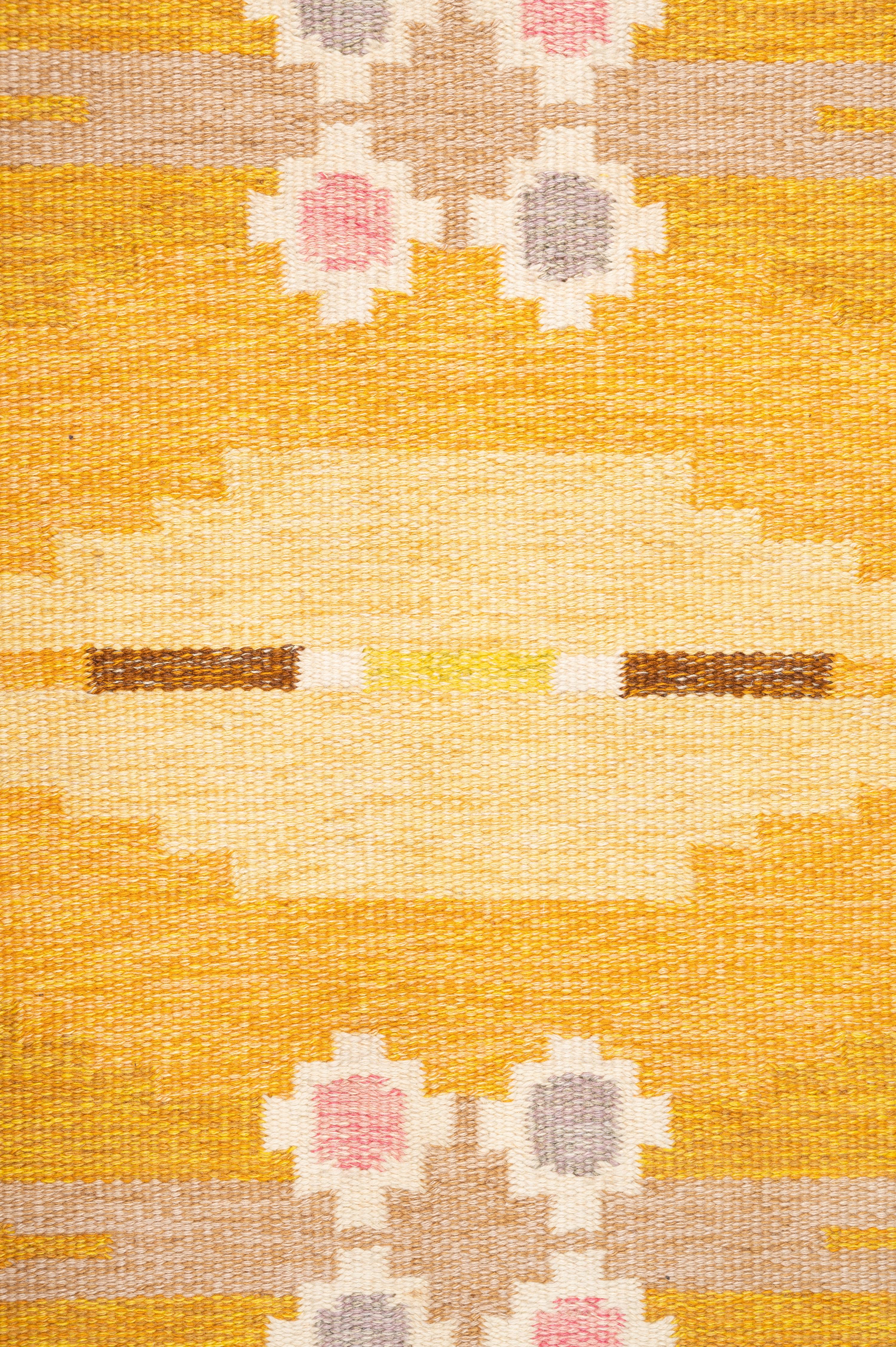 'Örbyhus' Flatweave Rug Sweden, c. 1960