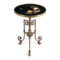A Continental Gilt Bronze and Pietra Dura Side Table