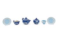 An Assembled Wedgwood Jasperware Tea Service