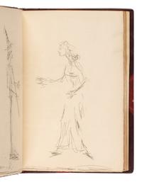 [ARTIST'S BOOK]. GIACOMETTI, Alberto (1906-1966), illustrator. LELY, Gilbert (1904-1985). La Folie Tristan . Paris: Jean Hughes, 1959.