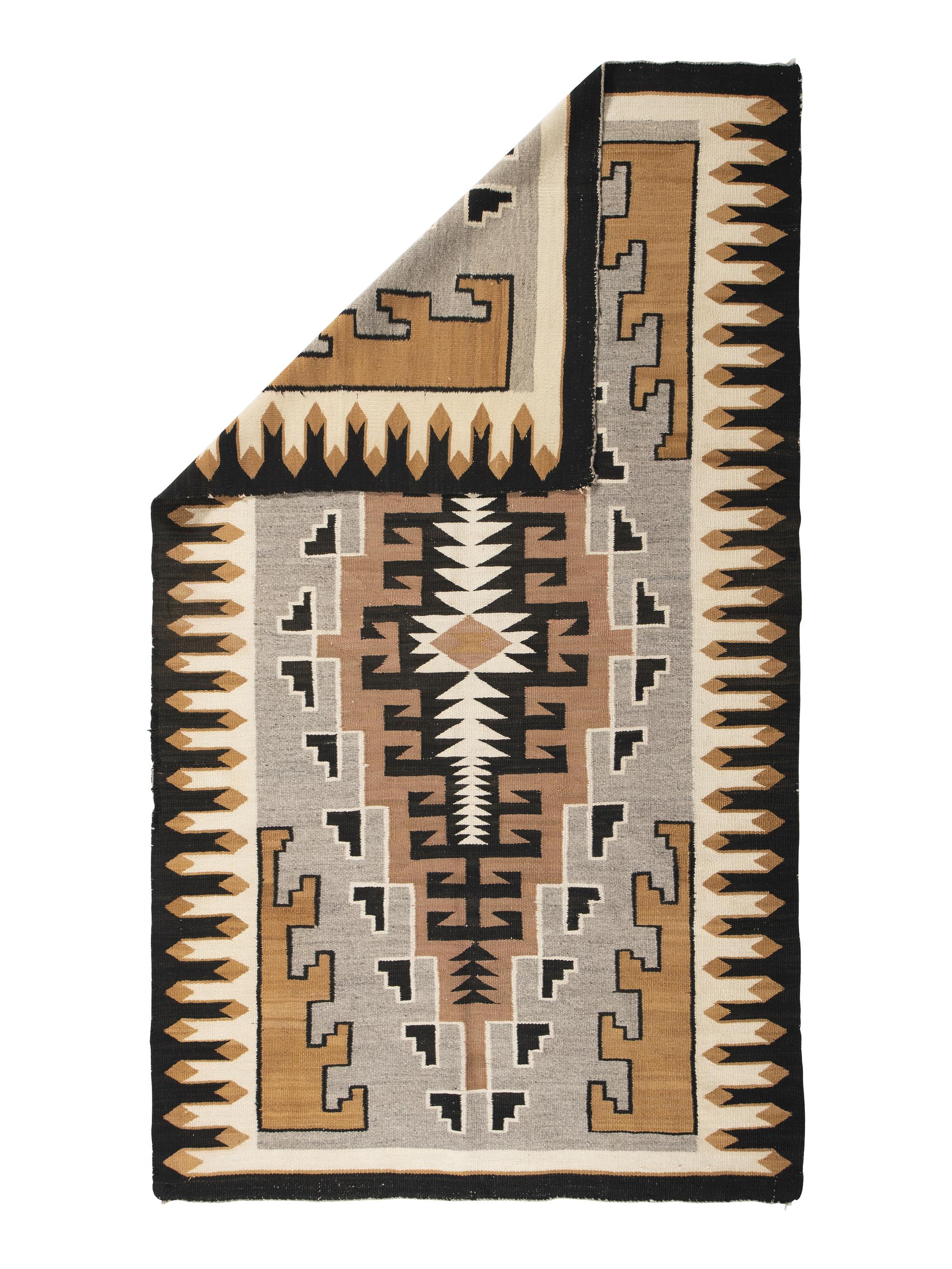 Navajo Two Grey Hills Weaving / Rug
