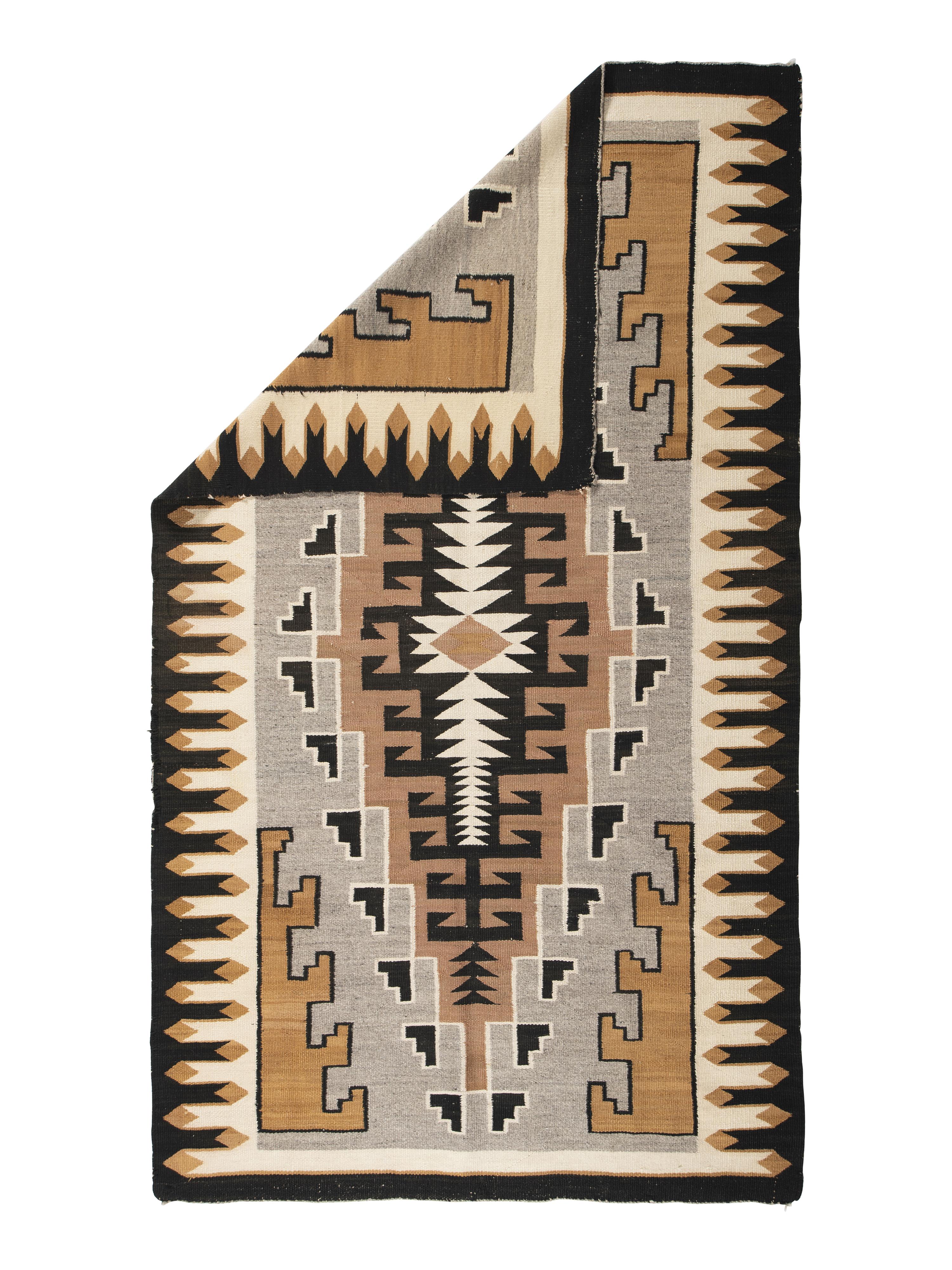 Navajo Two Grey Hills Weaving / Rug