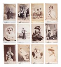 [EARLY PHOTOGRAPHY]. MORA, José María (1847-1926), photographer. Extensive collection of over 220 CDVs and cabinet cards of politicians, abolitionists, performers, and other notable personalities, incl. a self-portrait of Mora.