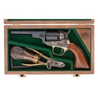 Cased Replica Colt "Wells Fargo" Percussion Pocket Revolver with Accessories