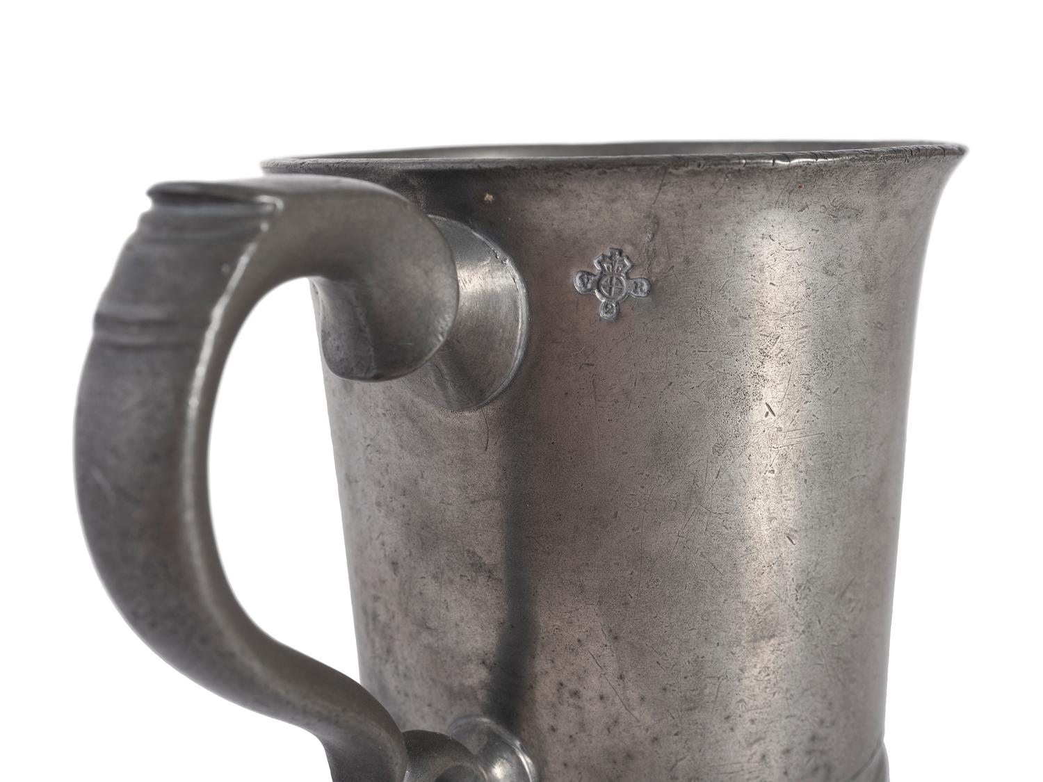 Three English Pewter Table Articles