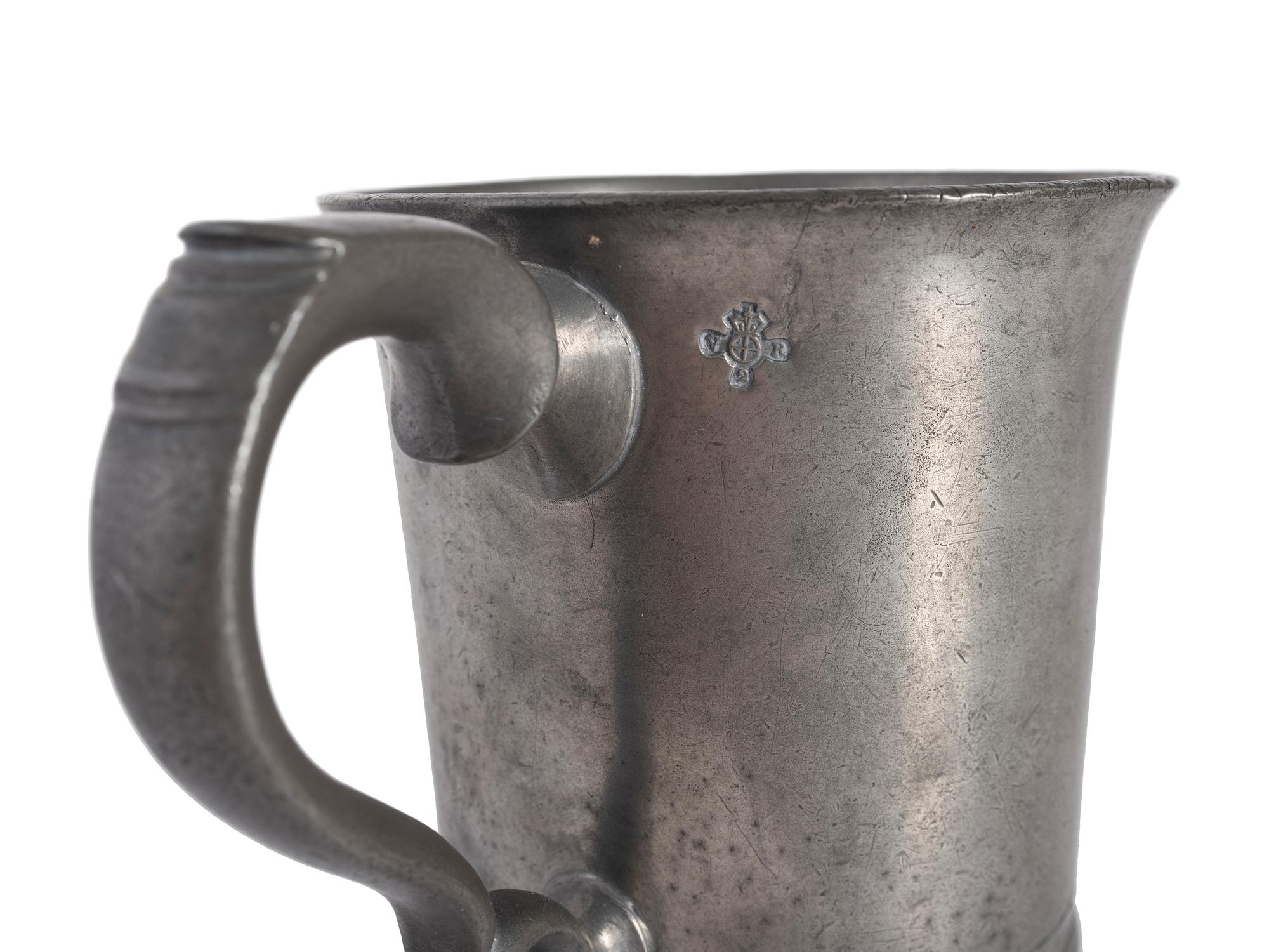 Three English Pewter Table Articles