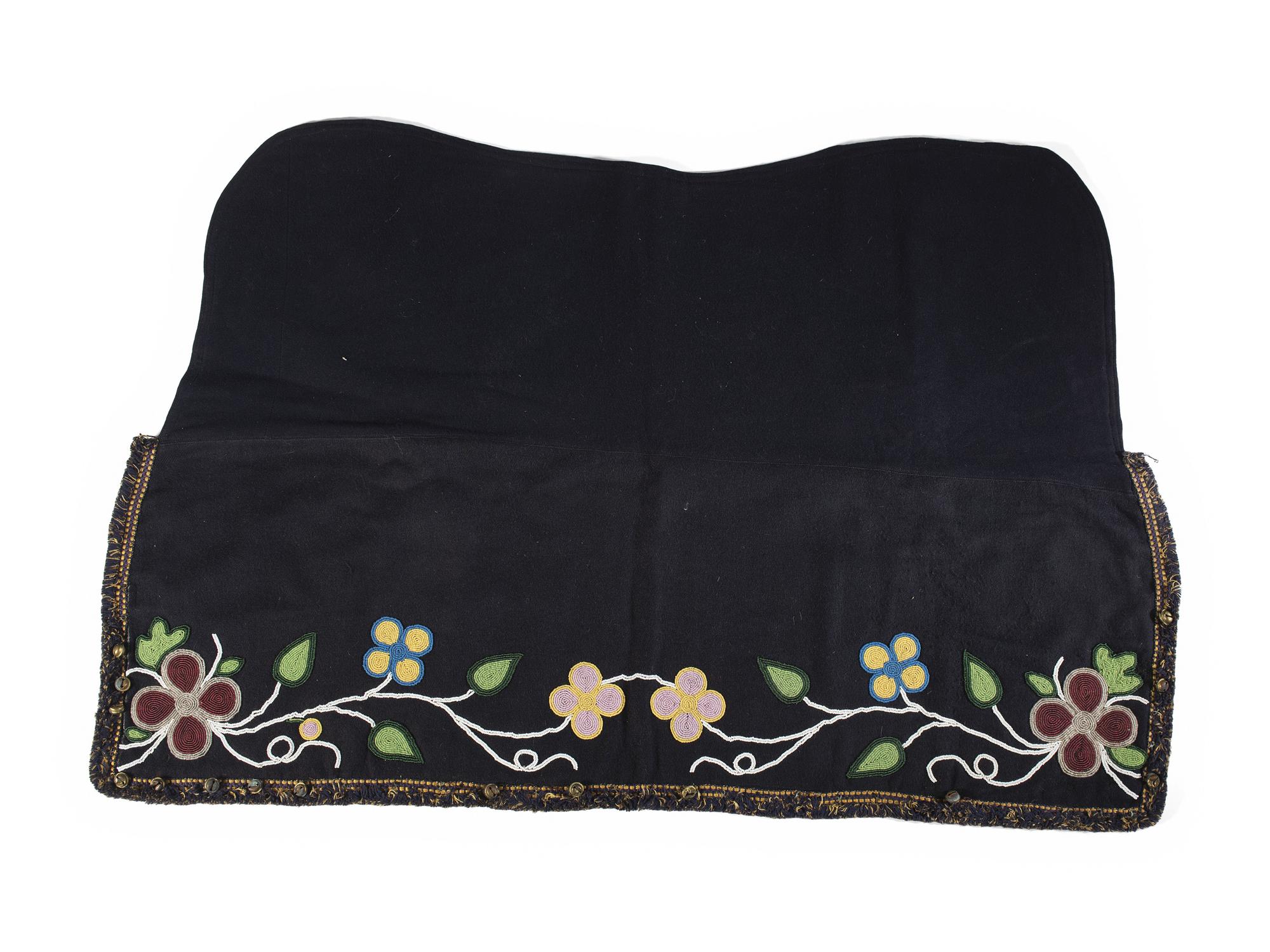 Great Lakes Beaded Wool Saddle Blanket