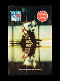 A Group of 16 1960s - 1980s New York Rangers Blue Book Media Guides,