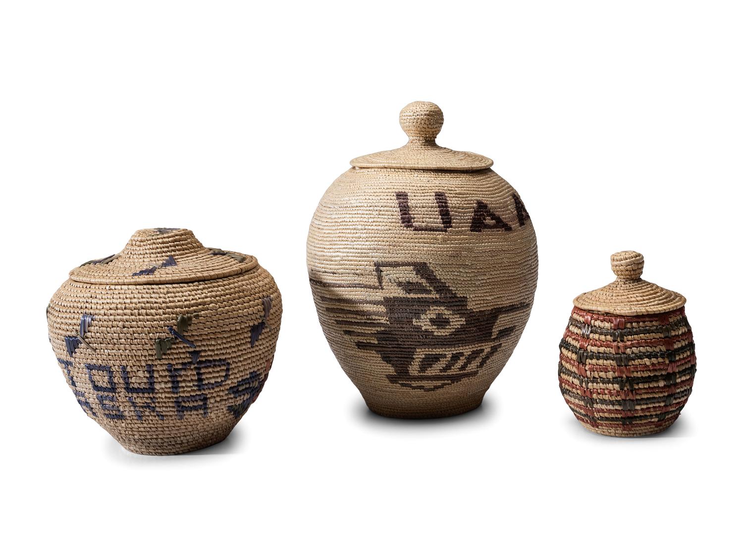 Yup'ik Polychrome Baskets, Hooper Bay