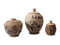 Yup'ik Polychrome Baskets, Hooper Bay