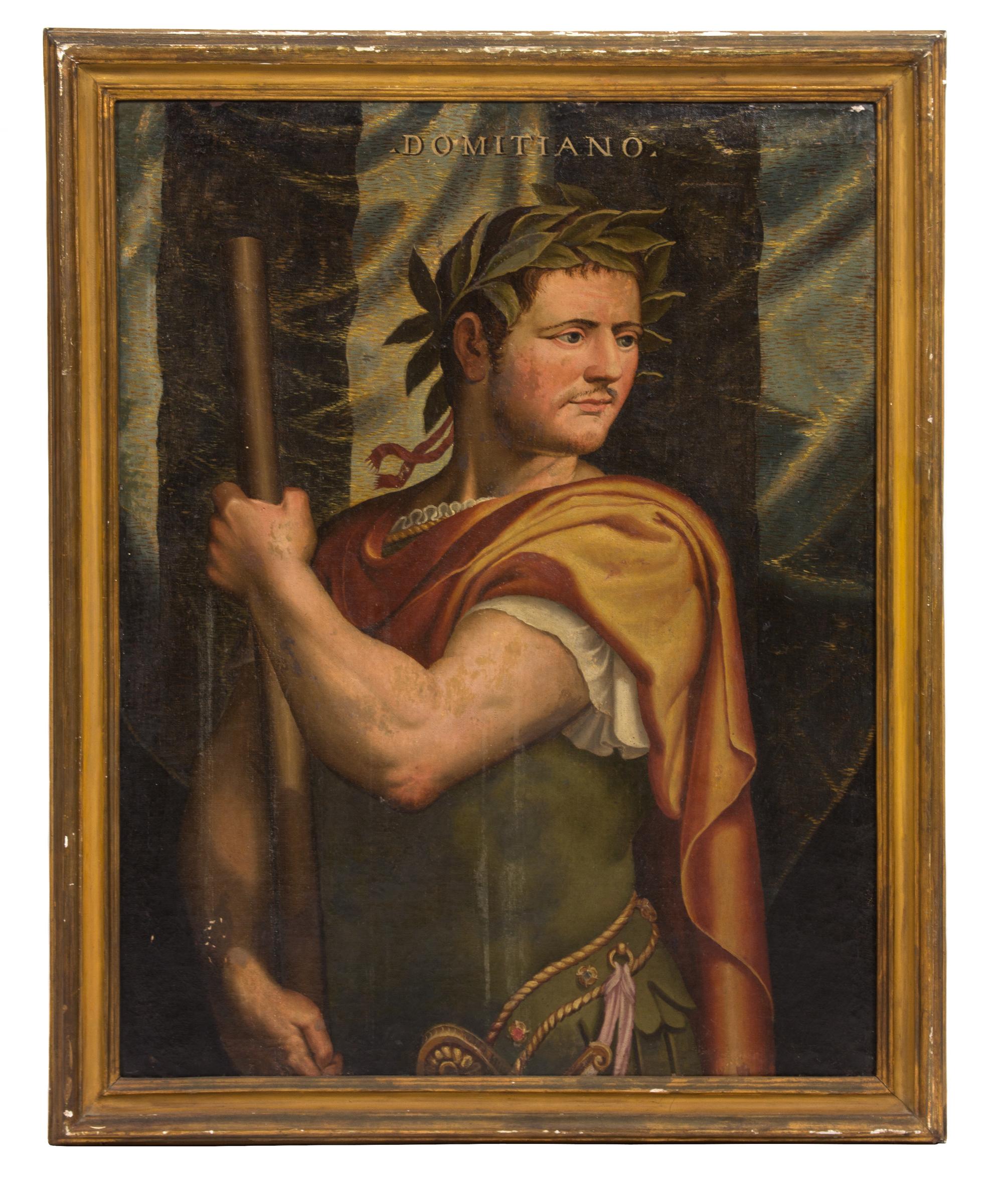 After Tiziano Vecellio, called Titian, (18th Century), Portraits of the Roman Emperors Vespasian (9 AD - 79 AD) and Domitian (51 AD - 9