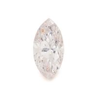 0.76 CARAT MARQUISE CUT VERY LIGHT PINK DIAMOND