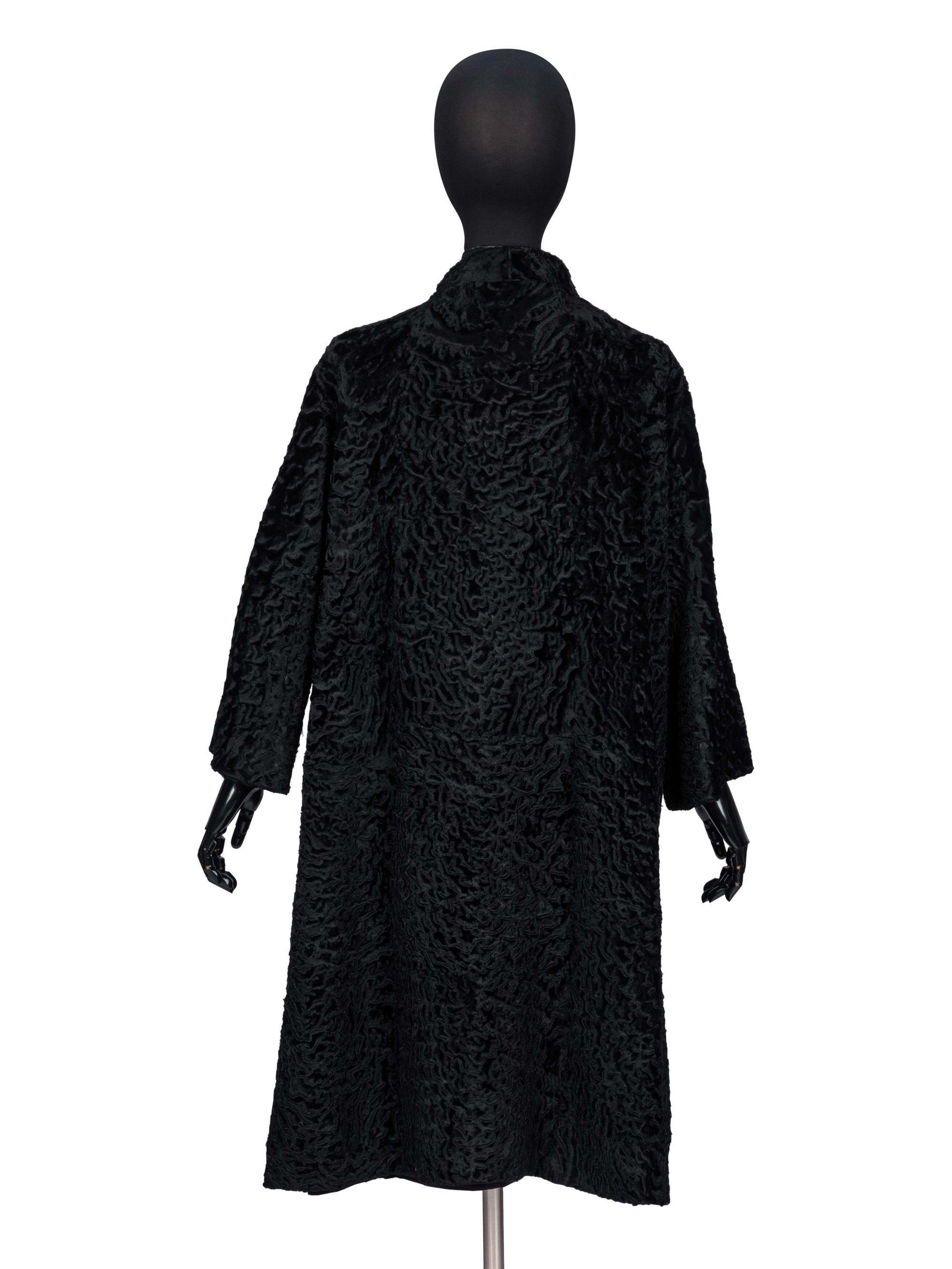 Schiaparelli, Broadtail Swing Coat