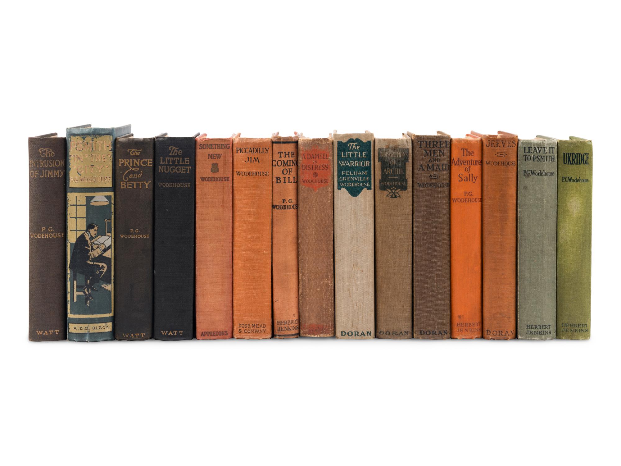 WODEHOUSE, P.G. (1881-1975). A group of 15 works, published in the 1910s and 1920s, comprising: