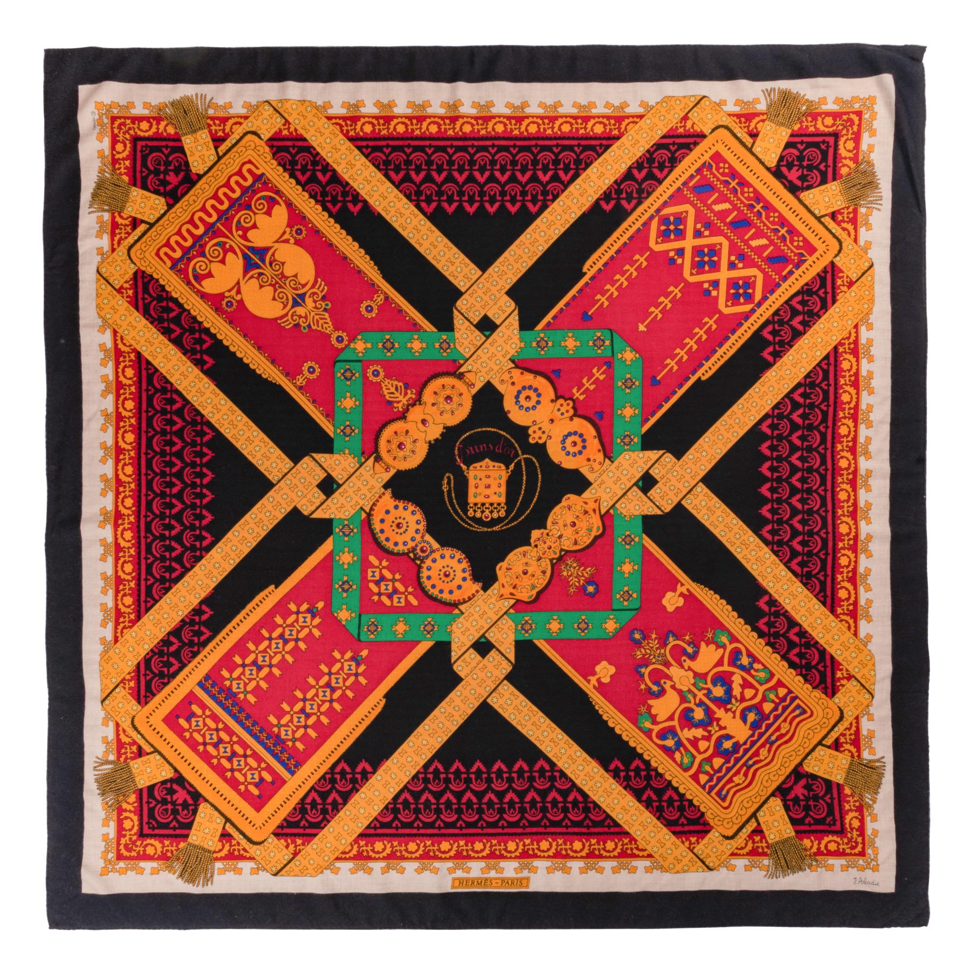 Hermès Cashmere/Silk Scarf