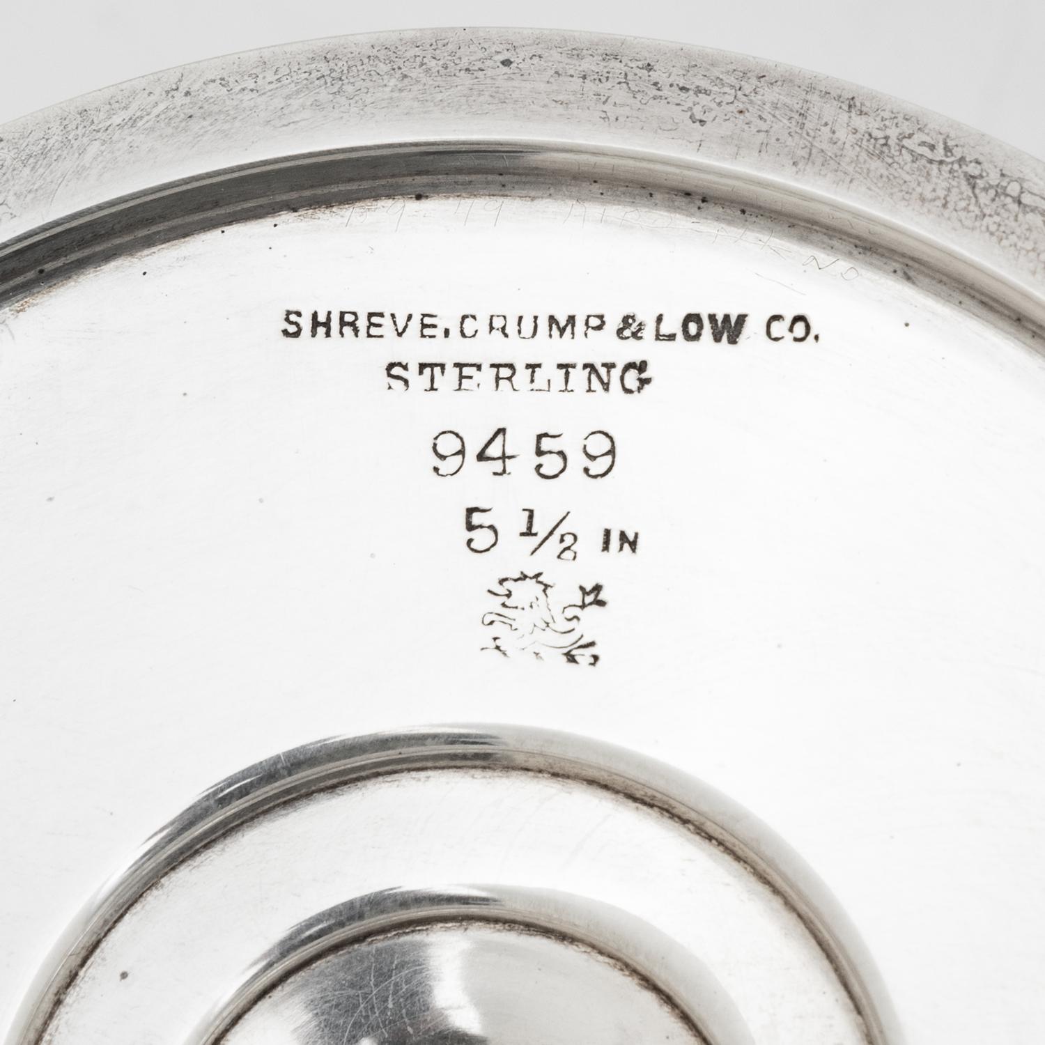 A Pair of American Silver Compotes