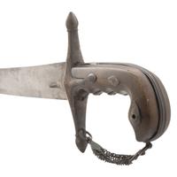 Ottoman Kilij Sword with Wood Lined Scabbard