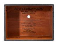 [EARLY PHOTOGRAPHY]. Eastman Kodak Co. No. 2 Stereo Kodak box camera. Rochester, NY, ca 1901-1905.