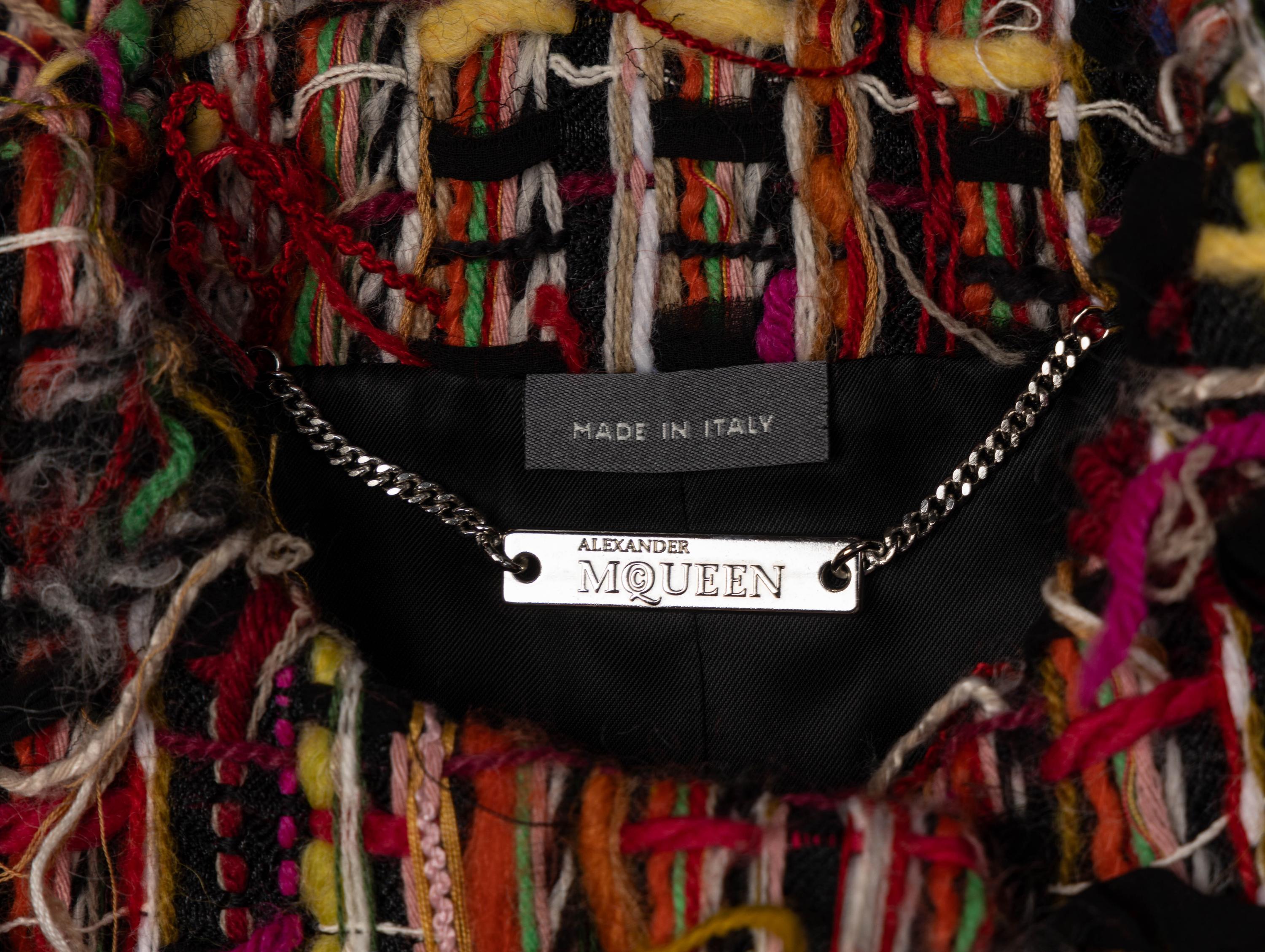 Alexander McQueen, Frayed Tweed Jacket