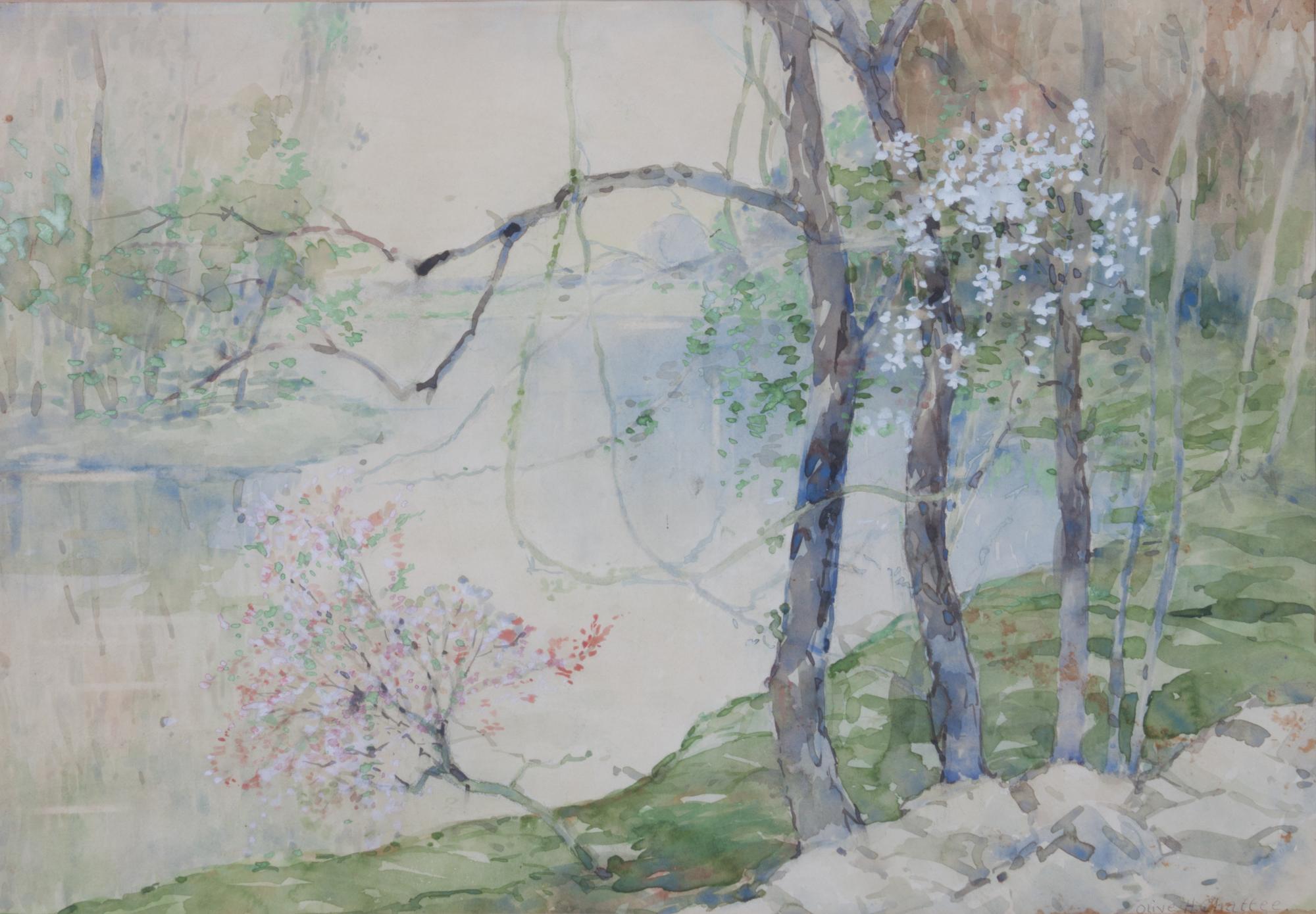 Olive Chaffee, (American, 1886-1980), Spring on the Meramec, 1924