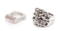 A Collection of Sterling Silver and Gemstone Rings, Pianegonda, 37.80 dwts.