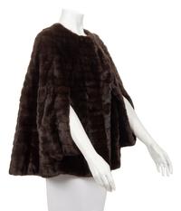 J. Mendel Ermine Capelet Style Jacket