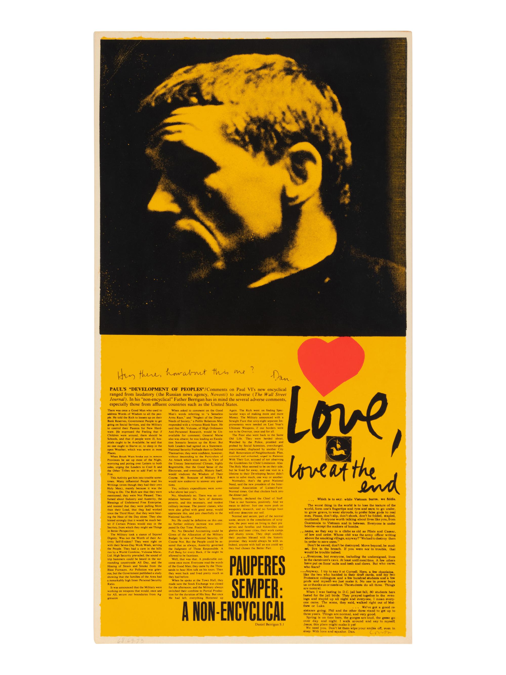 Love at the End, I'm Glad I Can Feel Pain, and My People (a group of three prints)