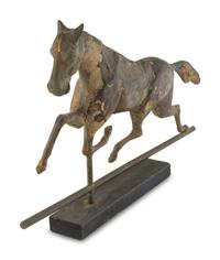 A Molded Copper and Cast Zinc Ethan Allen Weathervane