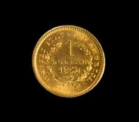 A United States 1852 Liberty Head: Type 1 $1 Gold Coin