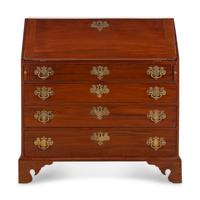 A Chippendale Walnut Slant-Front Bureau