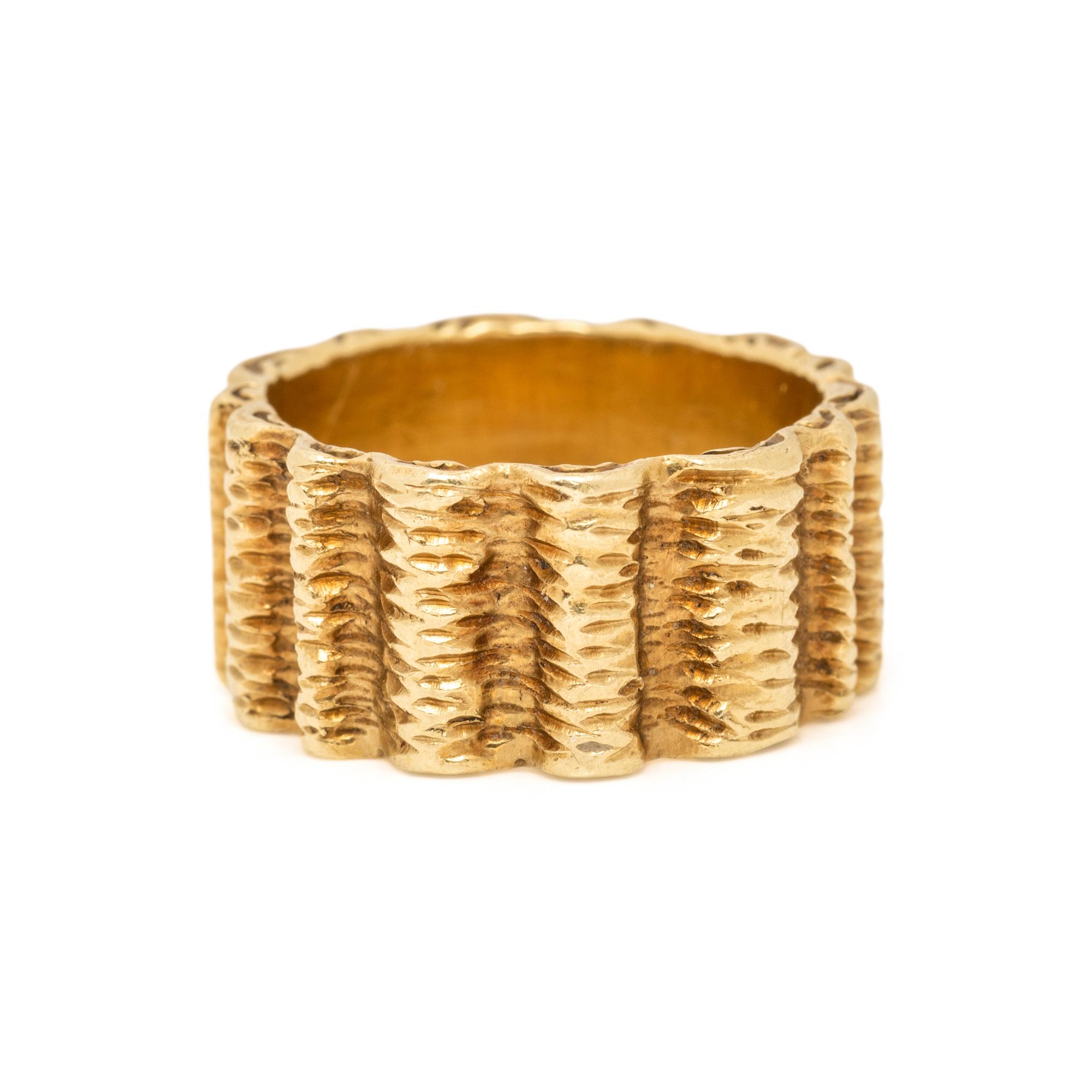 CARTIER, YELLOW GOLD BAND