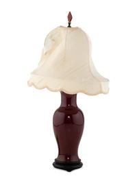 A Chinese Porcelain Vase Mounted as a Lamp