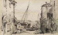 Two English Fishing Village Scenes