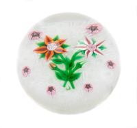 Paul Yasart, (Spanish, 1904-1991), Paperweight with Floral Motif