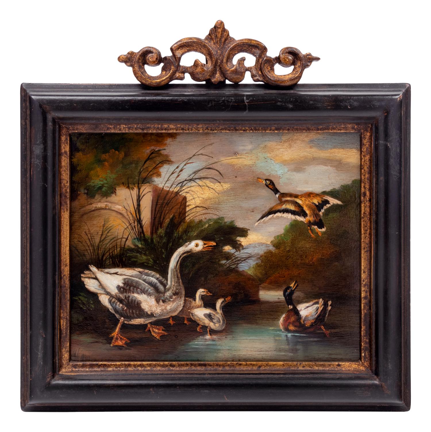 A group of six paintings depicting fowl (18th/19th Century)