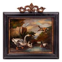 A group of six paintings depicting fowl (18th/19th Century)