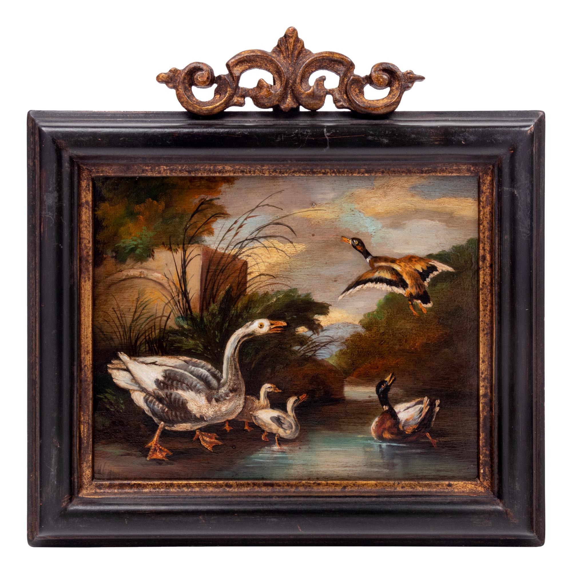 A group of six paintings depicting fowl (18th/19th Century)