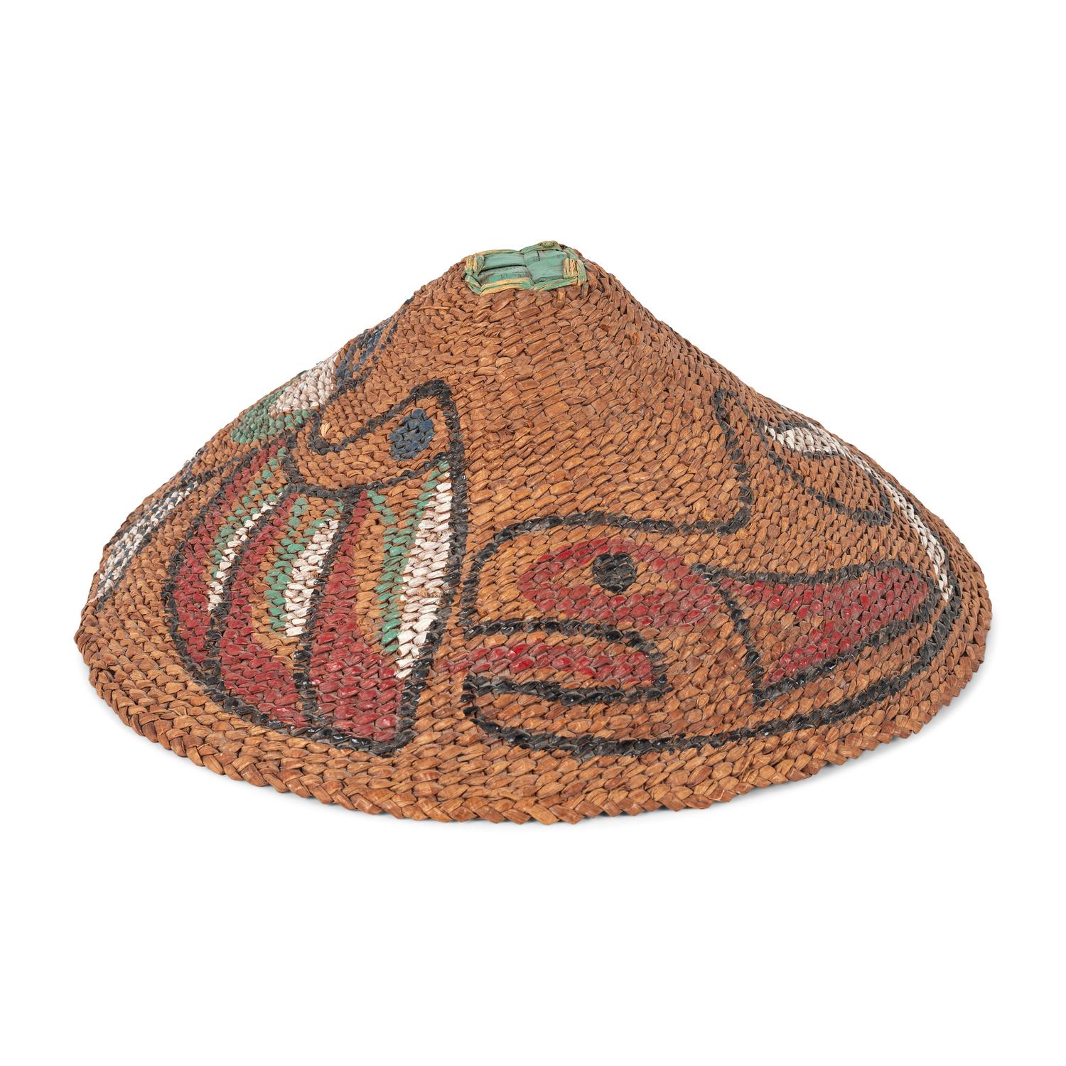 A Nuu-chah-nulth Painted Hat