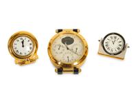 Three Cartier Desk Clocks — 20th Century