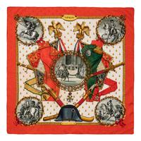 Three Hermès 90cm Silk Scarf, Carré