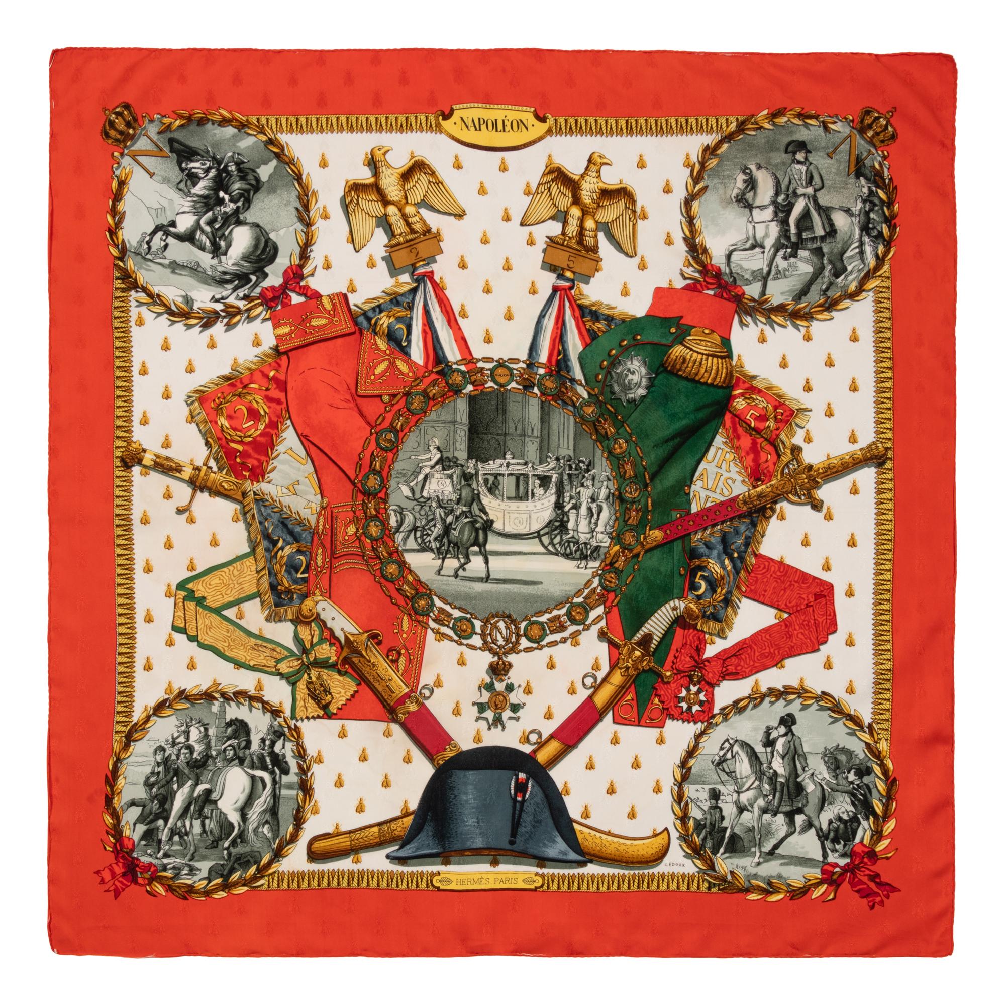 Three Hermès 90cm Silk Scarf, Carré