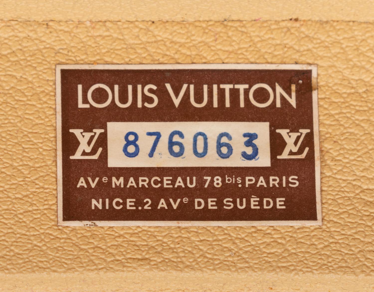 Louis Vuitton Alzer 75 Hard Side Suitcase in Monogram Canvas, Mid 20th Century