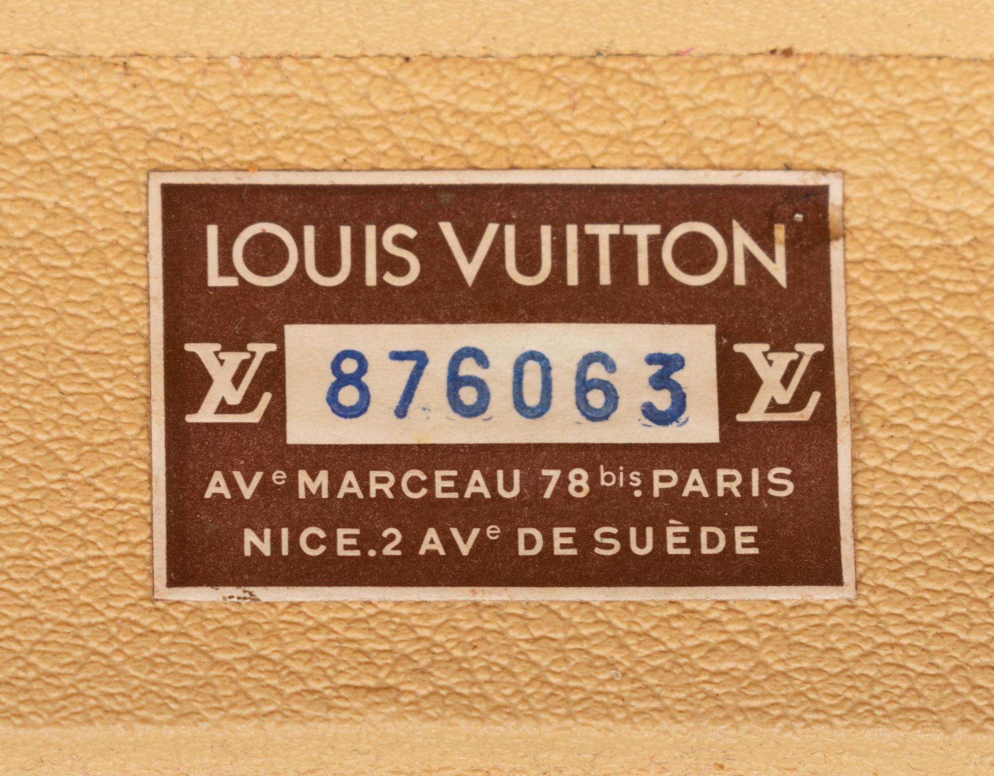 Louis Vuitton Alzer 75 Hard Side Suitcase in Monogram Canvas, Mid 20th Century