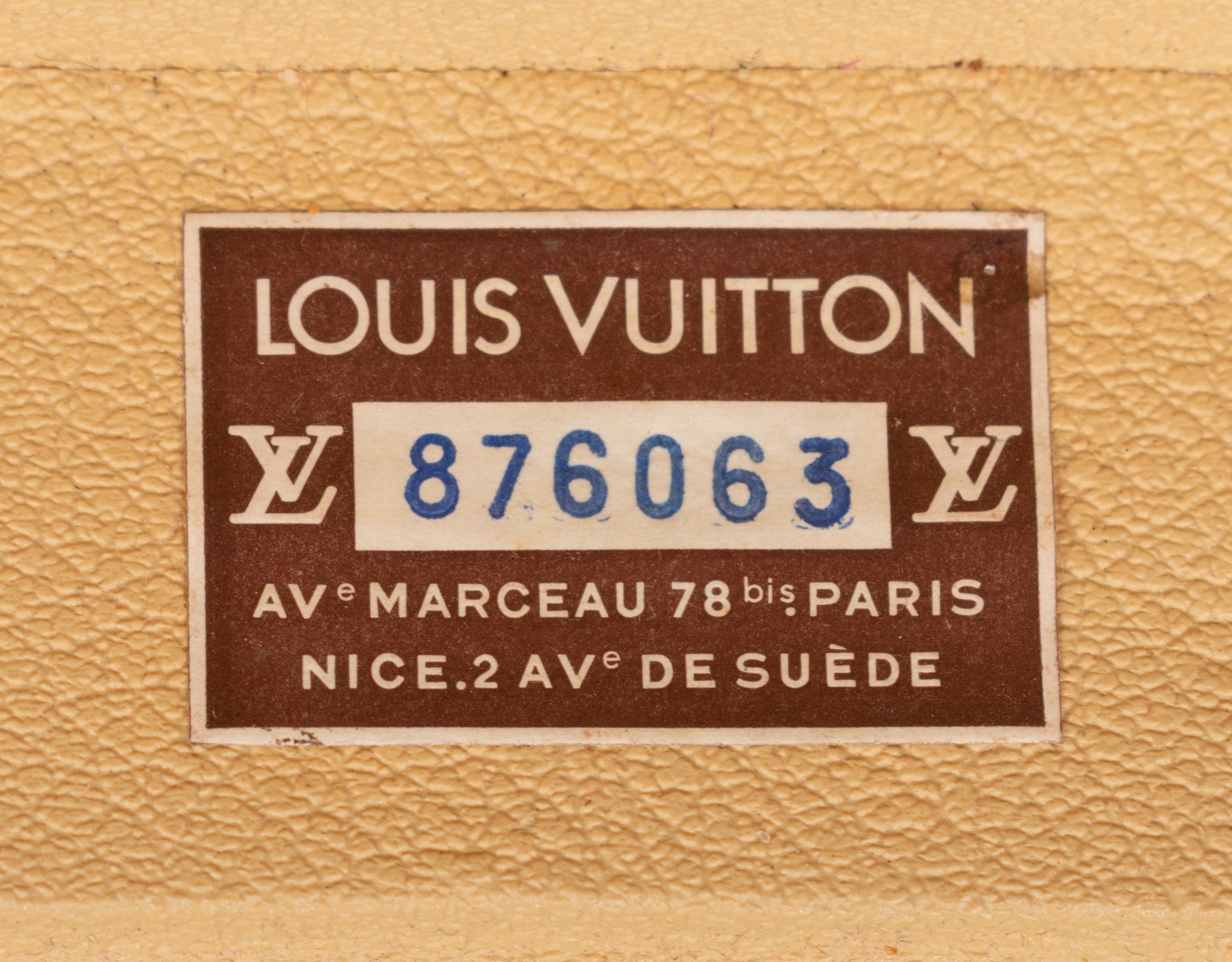 Louis Vuitton Alzer 75 Hard Side Suitcase in Monogram Canvas, Mid 20th Century