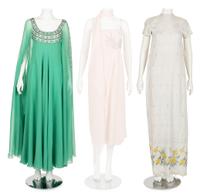 Three Stavropoulos Evening Dresses, 1970s