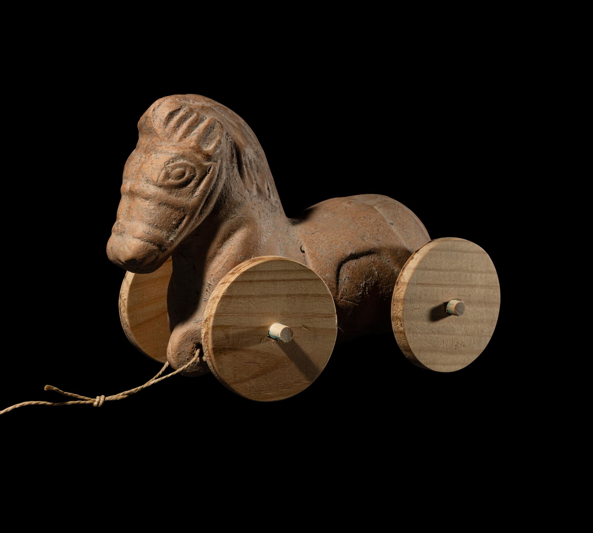 A Roman Terracotta Toy Horse
